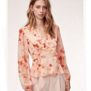 Aritzia Wilfred Nadine blouse